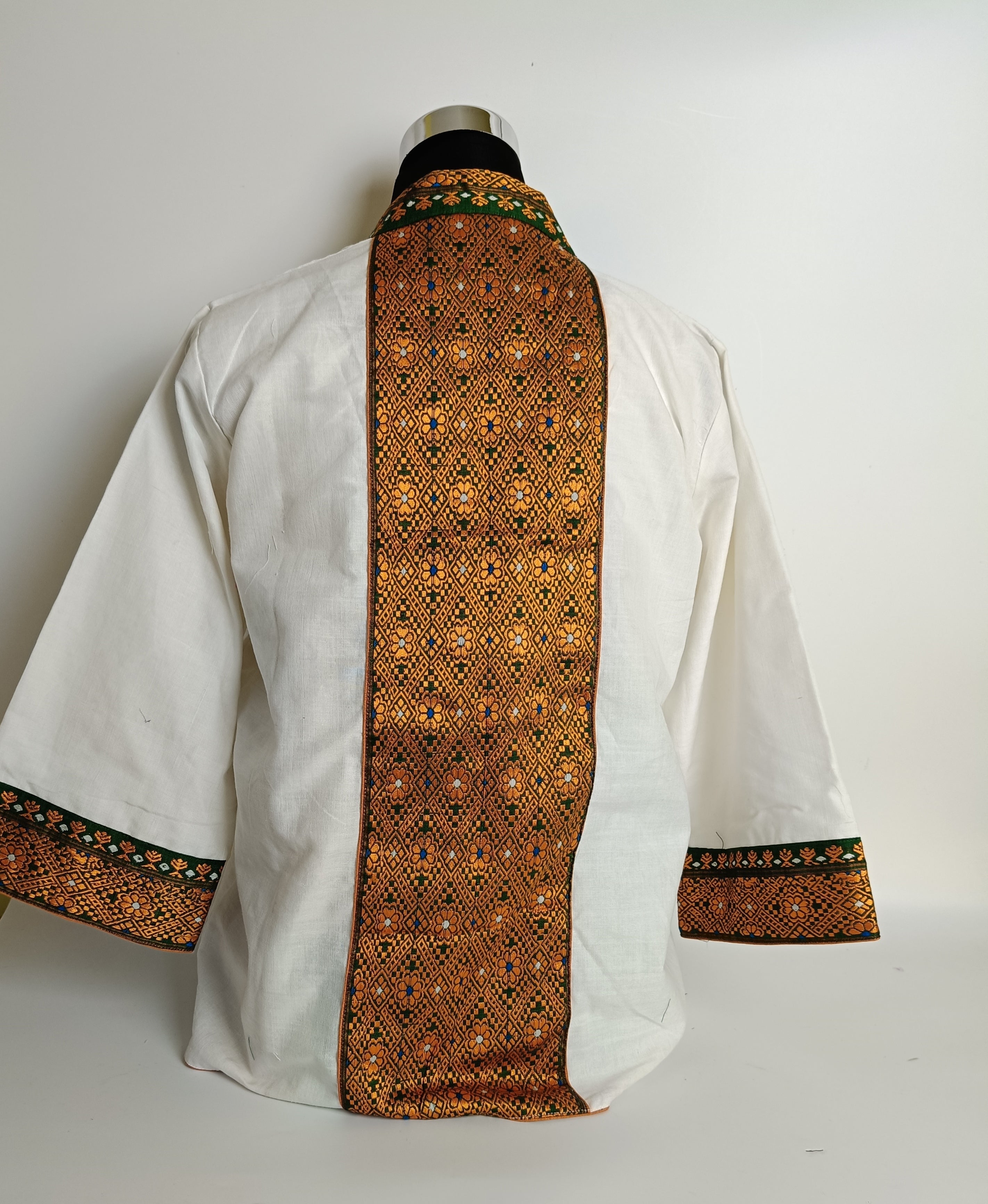 Ethnic Shrug with Traditional Motifs of Assam